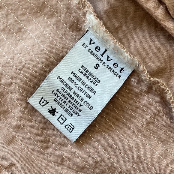 NEW- Velvet by Graham Spencer “Ruby” light-weight army jacket by NEW NO TAGS - Picture 7 of 7